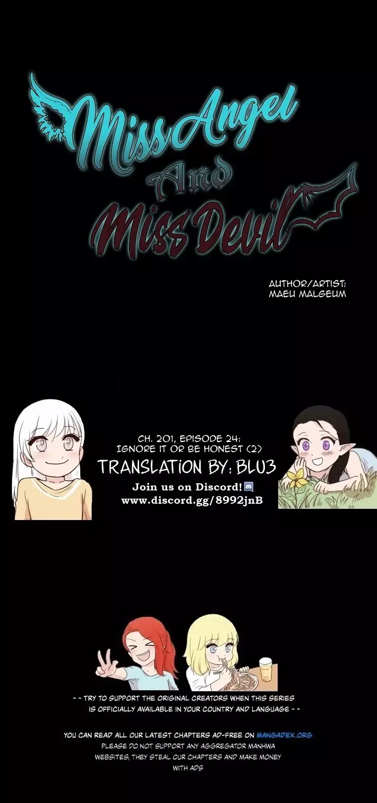 Miss Angel And Miss Devil - 201 page 1