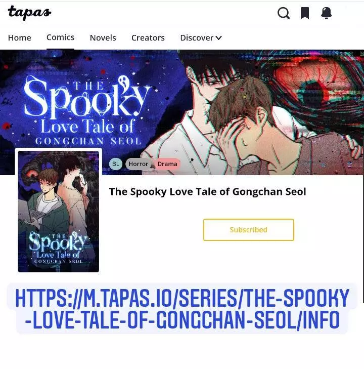The Spooky Love Tale Of Gongchan Seol - 33 page 1