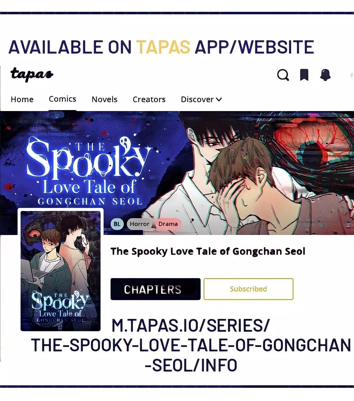 The Spooky Love Tale Of Gongchan Seol - 43 page 1