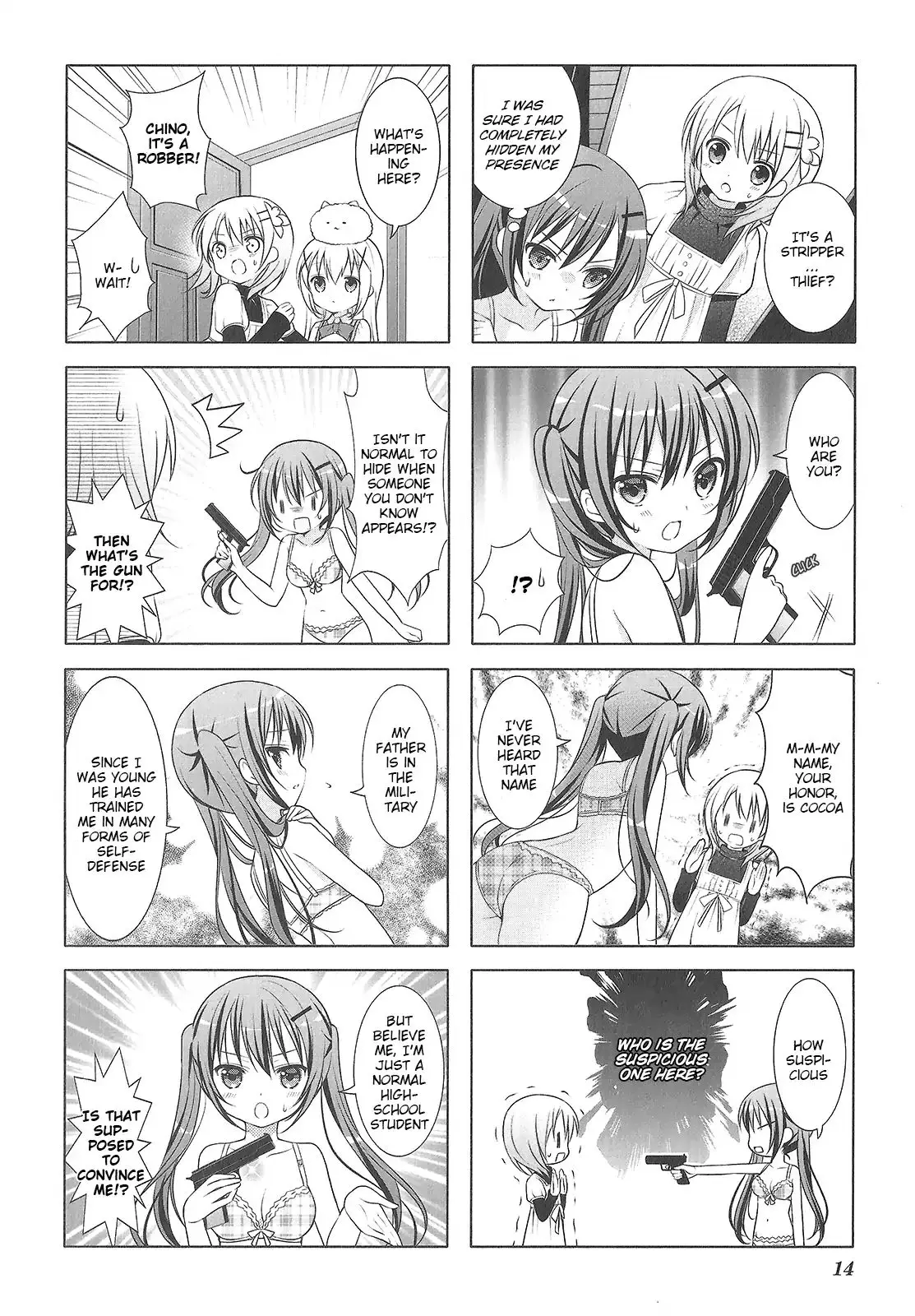 Gochuumon Wa Usagi Desu Ka? - 2 page 14