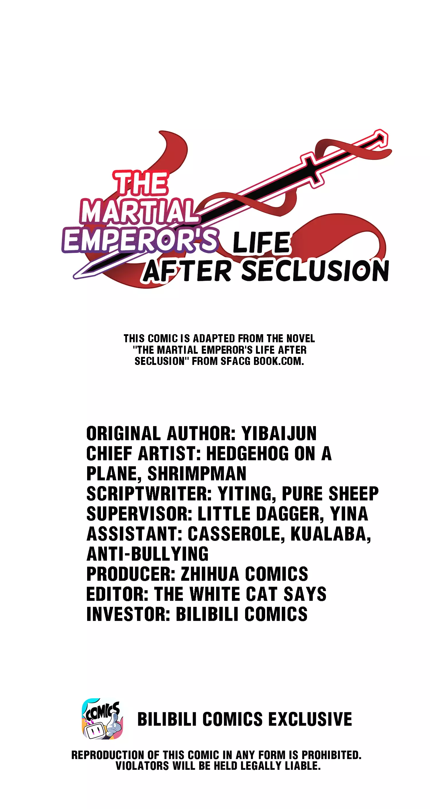 The Martial Emperor's Life After Seclusion - 62.1 page 1
