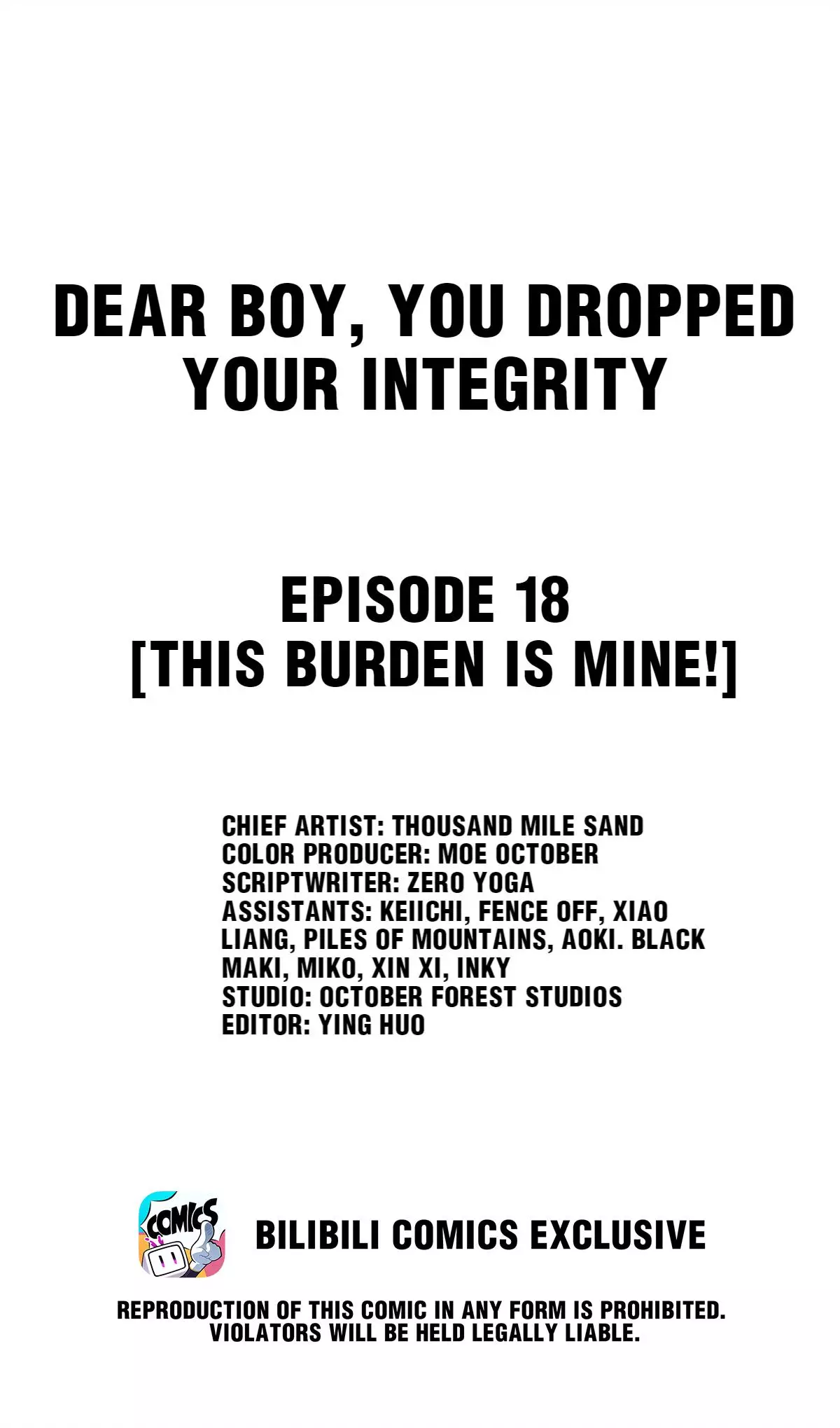 Dear Boy, You Dropped Your Integrity - 18 page 2