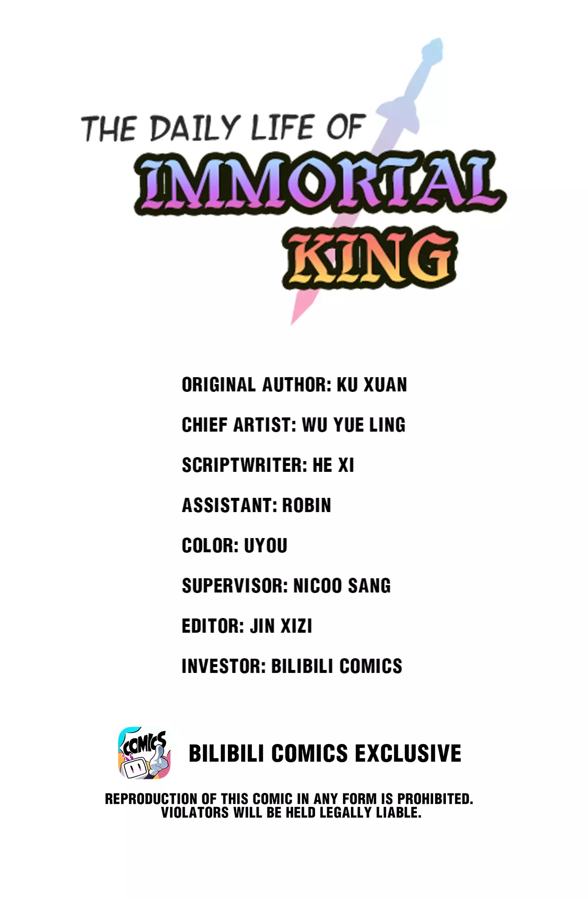 The Daily Life Of Immortal King - 100 page 1