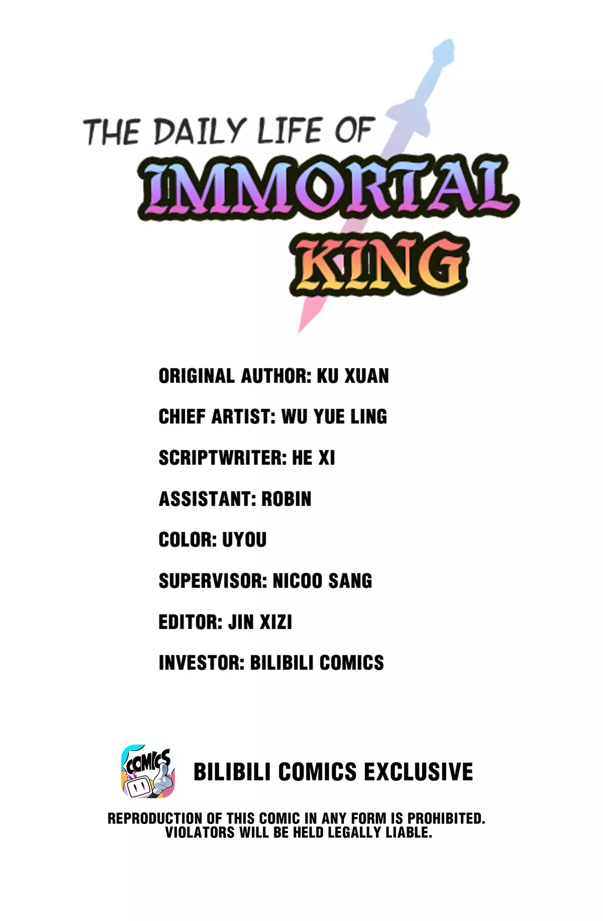 The Daily Life Of Immortal King - 112 page 1-dbc99bb4