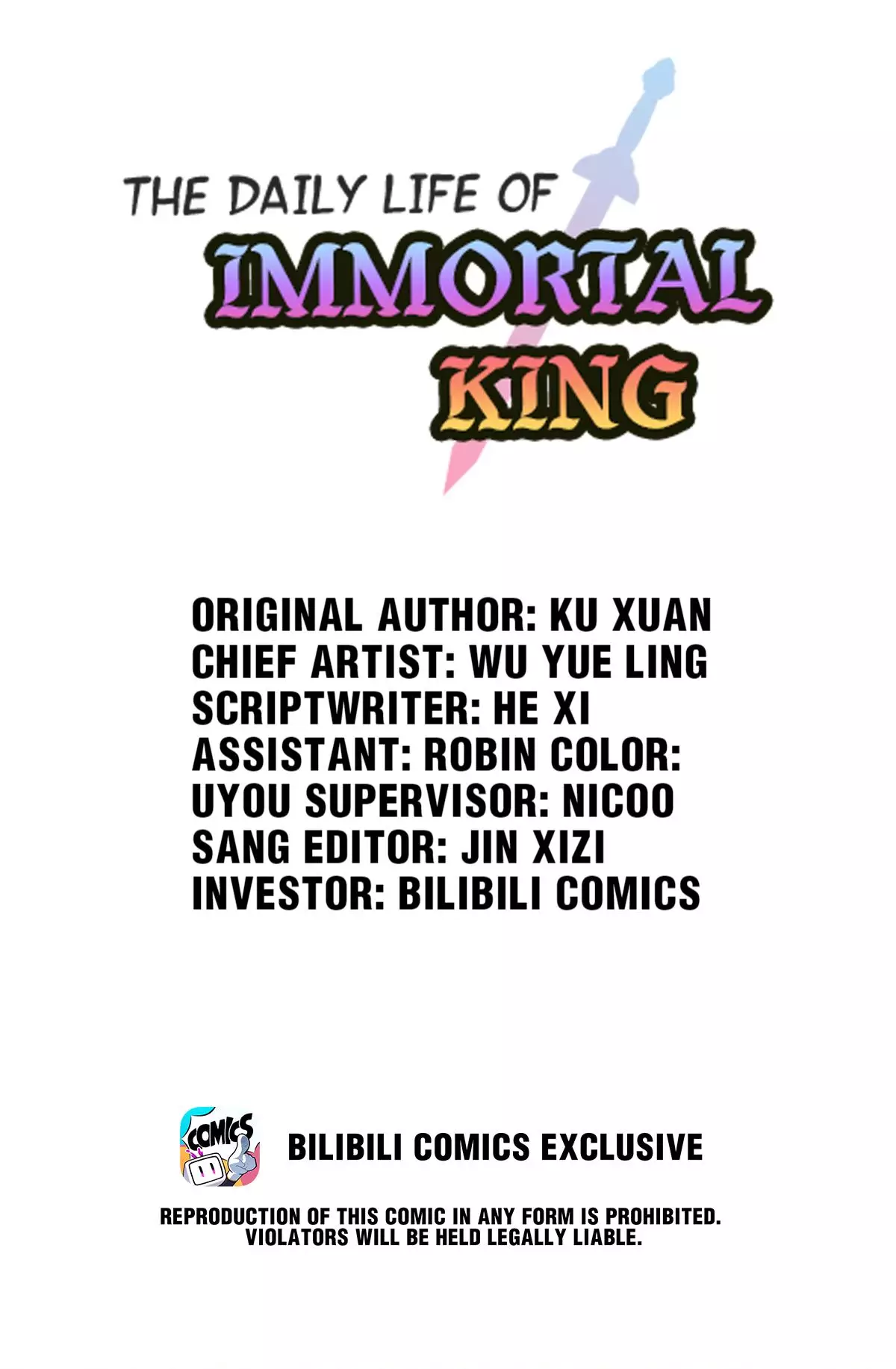 The Daily Life Of Immortal King - 40 page 1