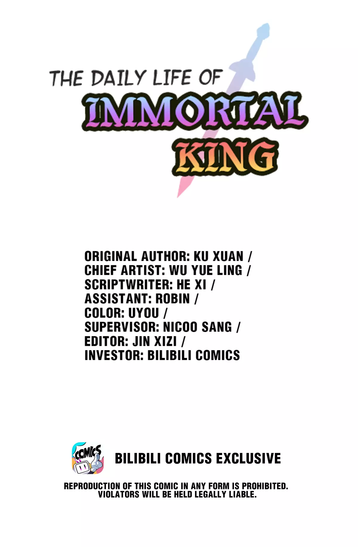 The Daily Life Of Immortal King - 59.1 page 1