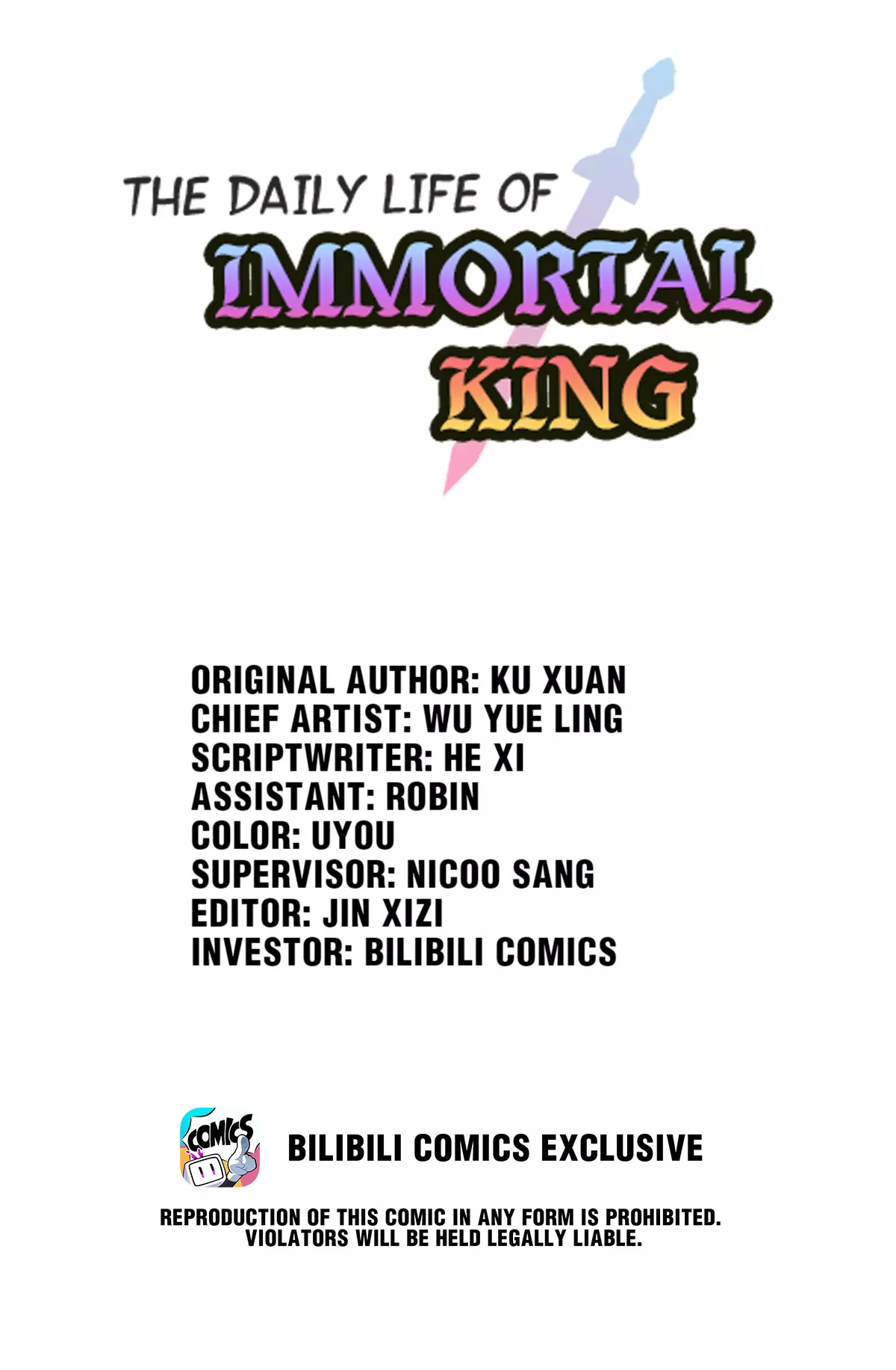 The Daily Life Of Immortal King - 62.1 page 1-d64f7596
