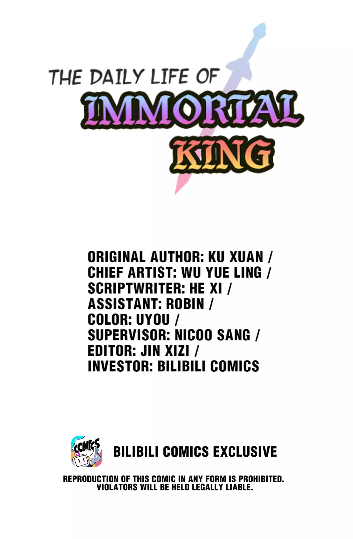 The Daily Life Of Immortal King - 85.1 page 1-5ebcd392