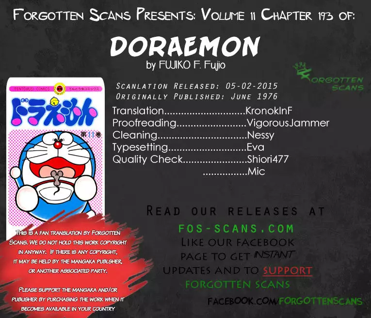 Doraemon - 193 page 1