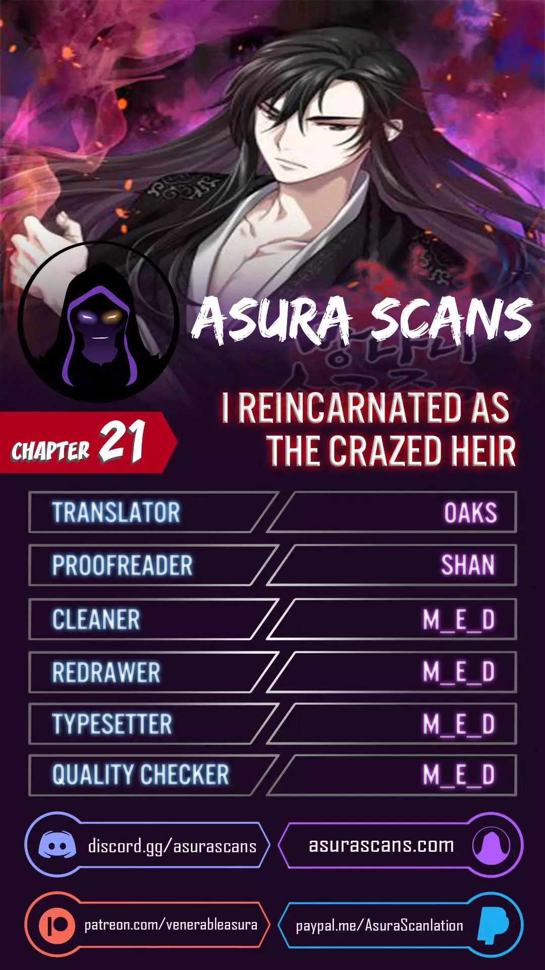 I Reincarnated As The Crazed Heir - 21 page 1