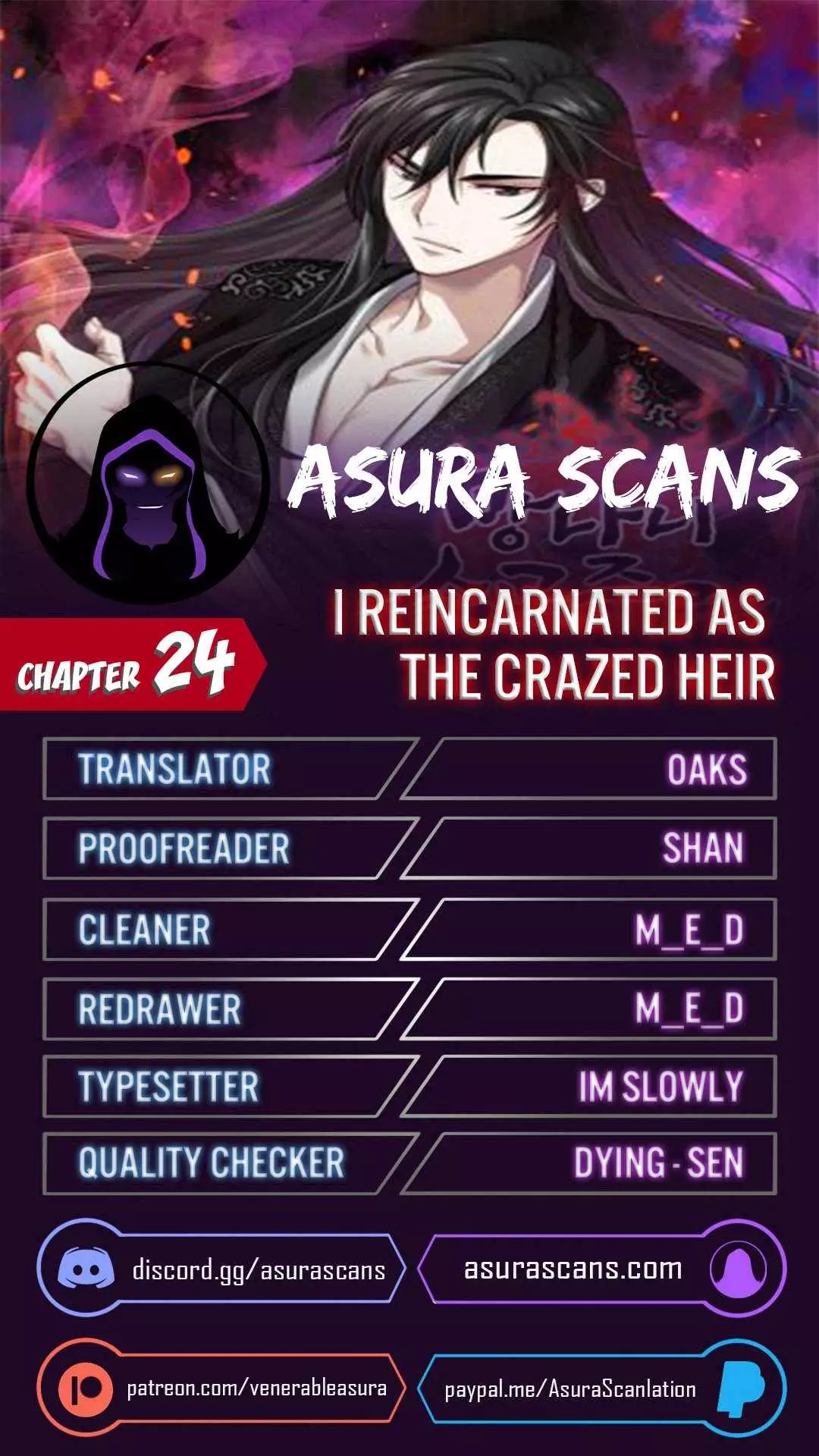 I Reincarnated As The Crazed Heir - 24 page 1