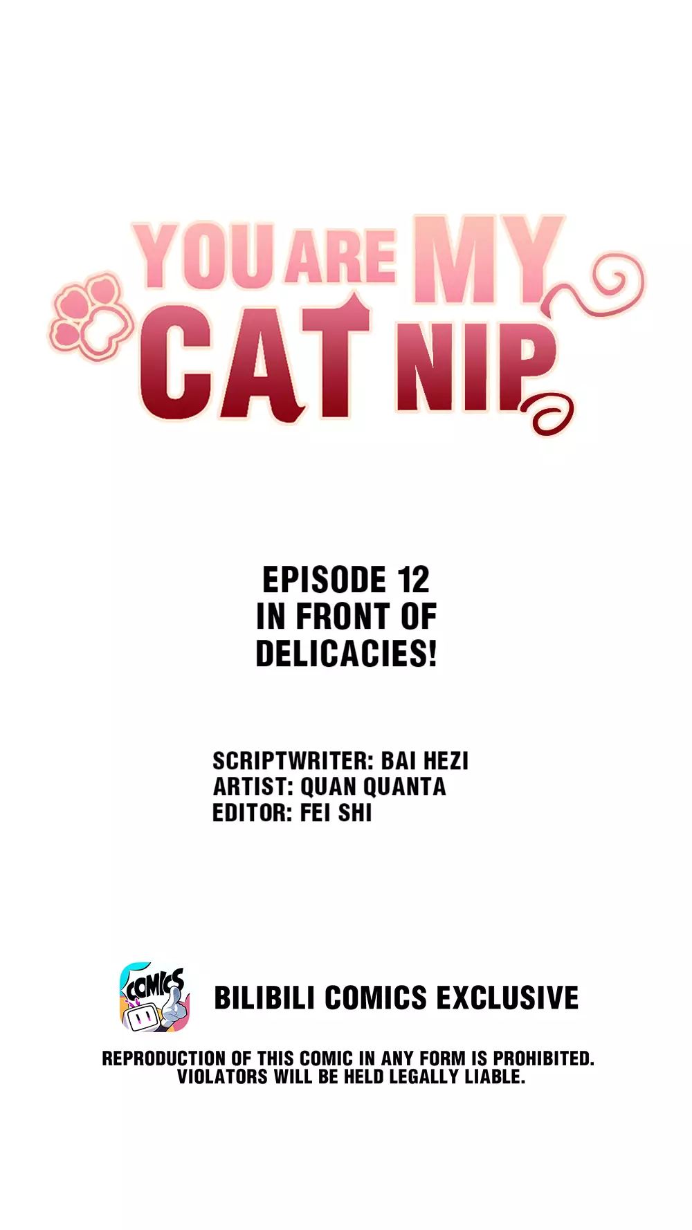 You Are My Catnip - 12 page 1