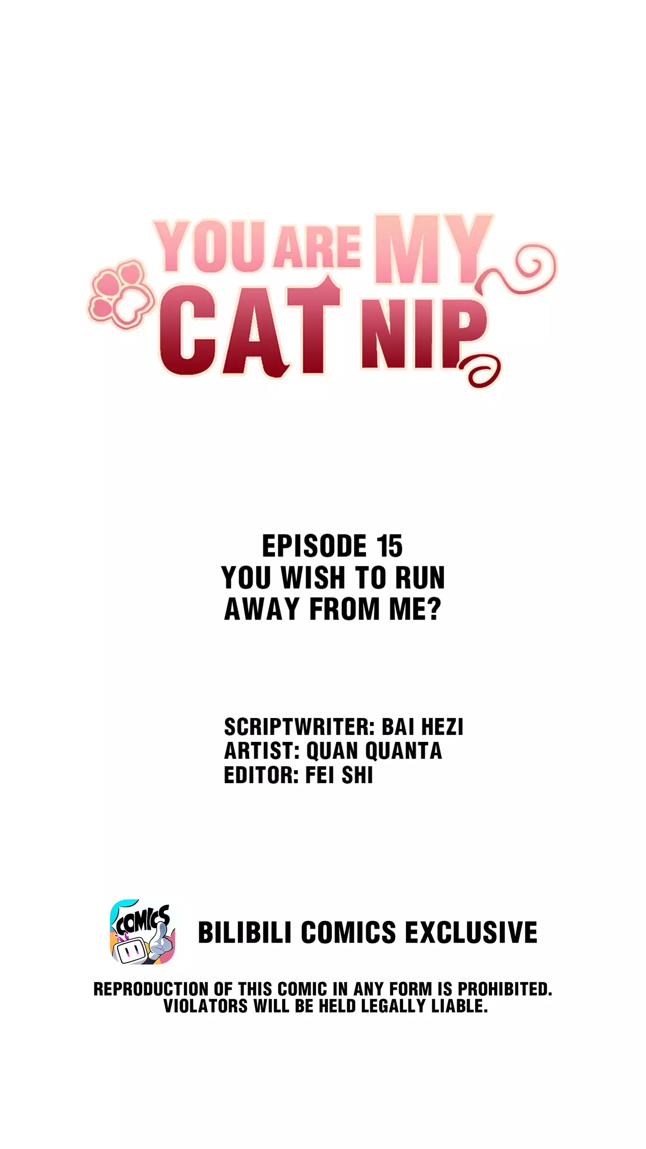 You Are My Catnip - 15.1 page 1
