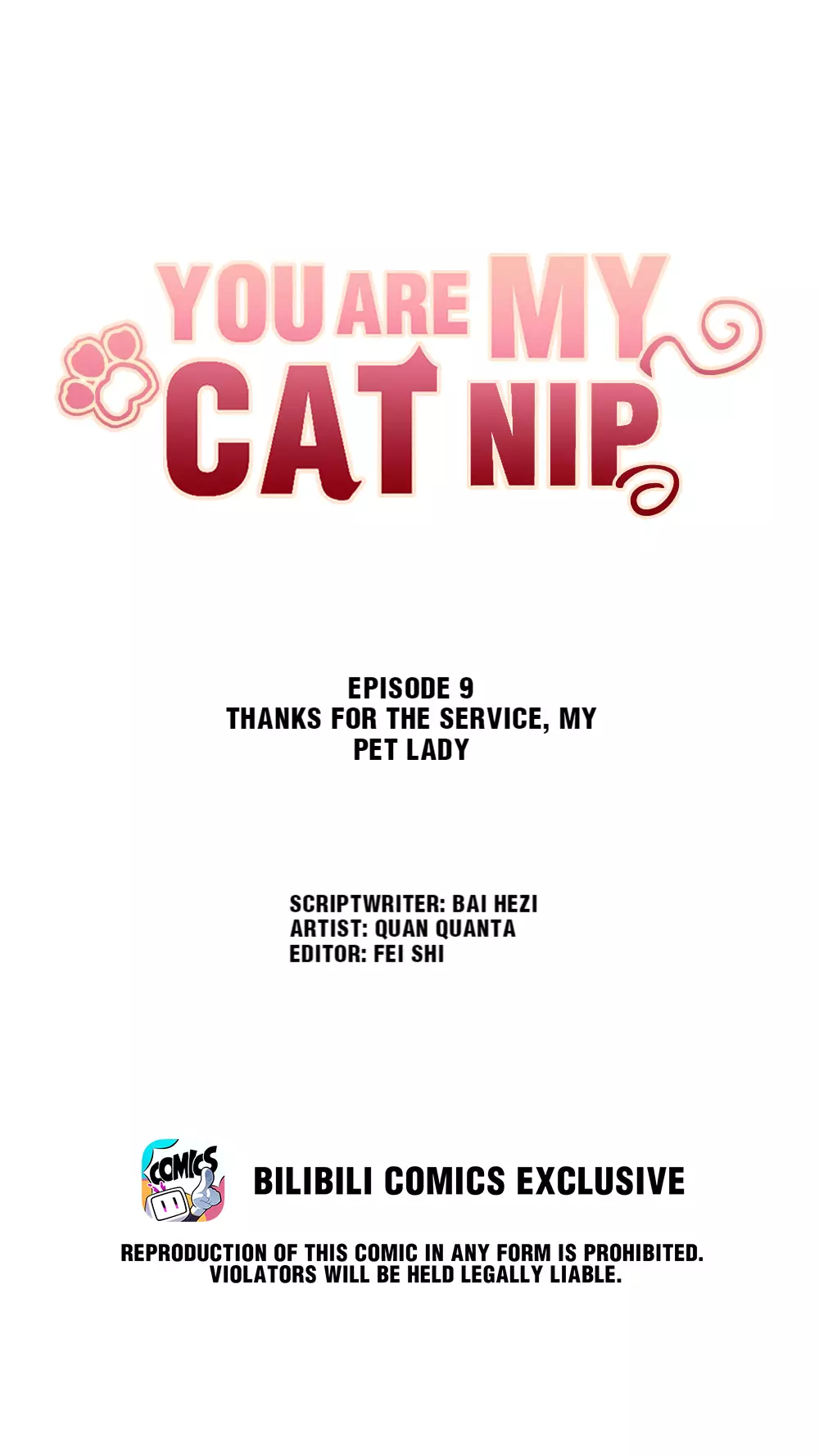 You Are My Catnip - 9 page 1