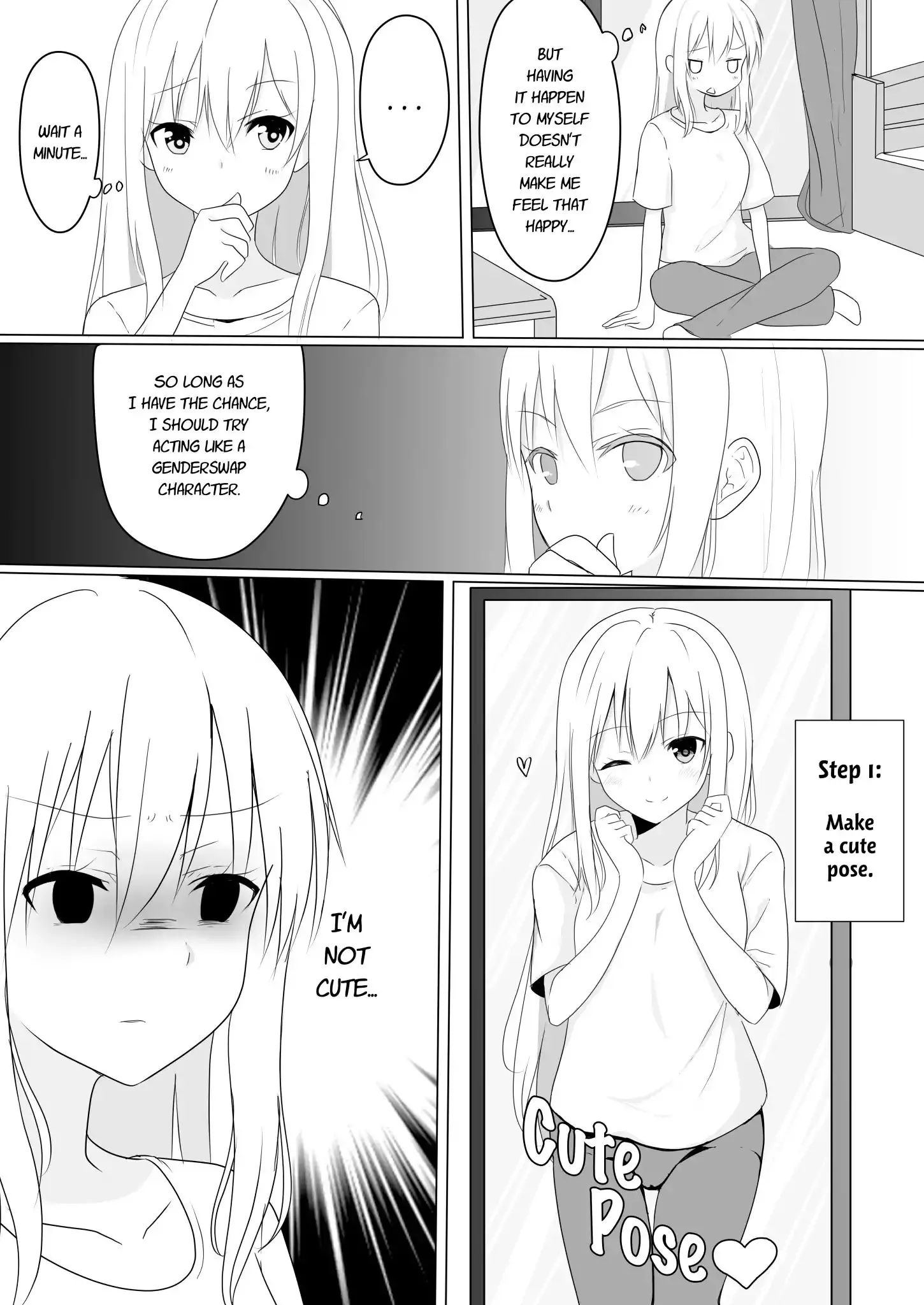 A Boy Who Loves Genderswap Got Genderswapped So He Acts Out His Ideal Genderswap Girl - 1 page 3