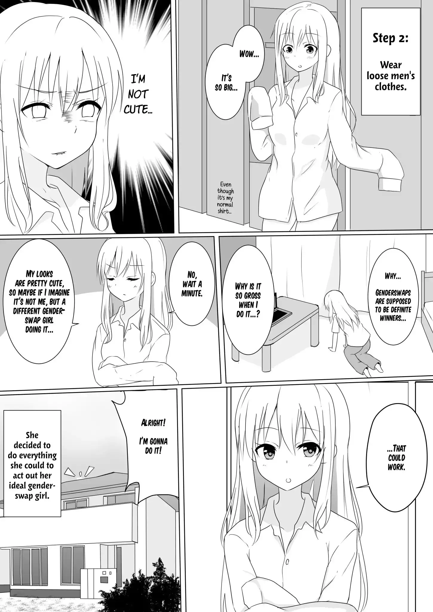 A Boy Who Loves Genderswap Got Genderswapped So He Acts Out His Ideal Genderswap Girl - 1 page 4