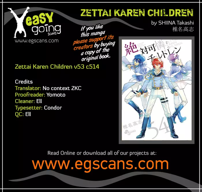 Zettai Karen Children - 514 page 1-8cffb56c