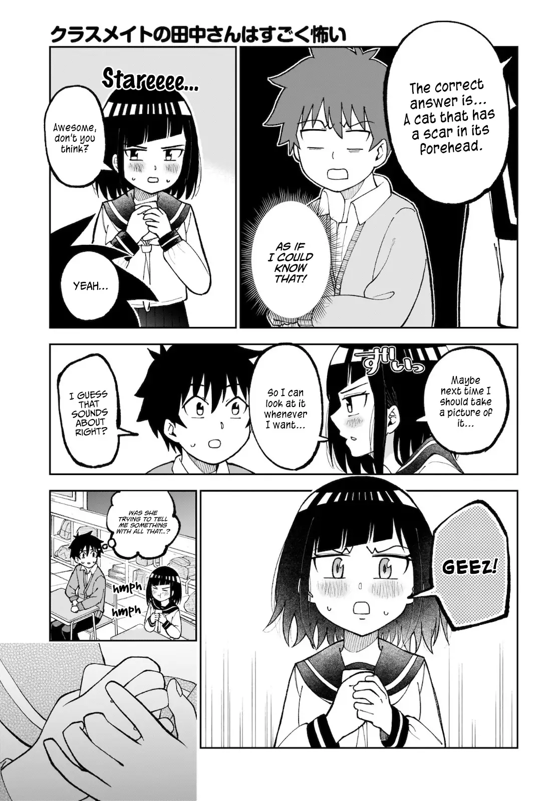 My Classmate Tanaka-San Is Super Scary - 28 page 4