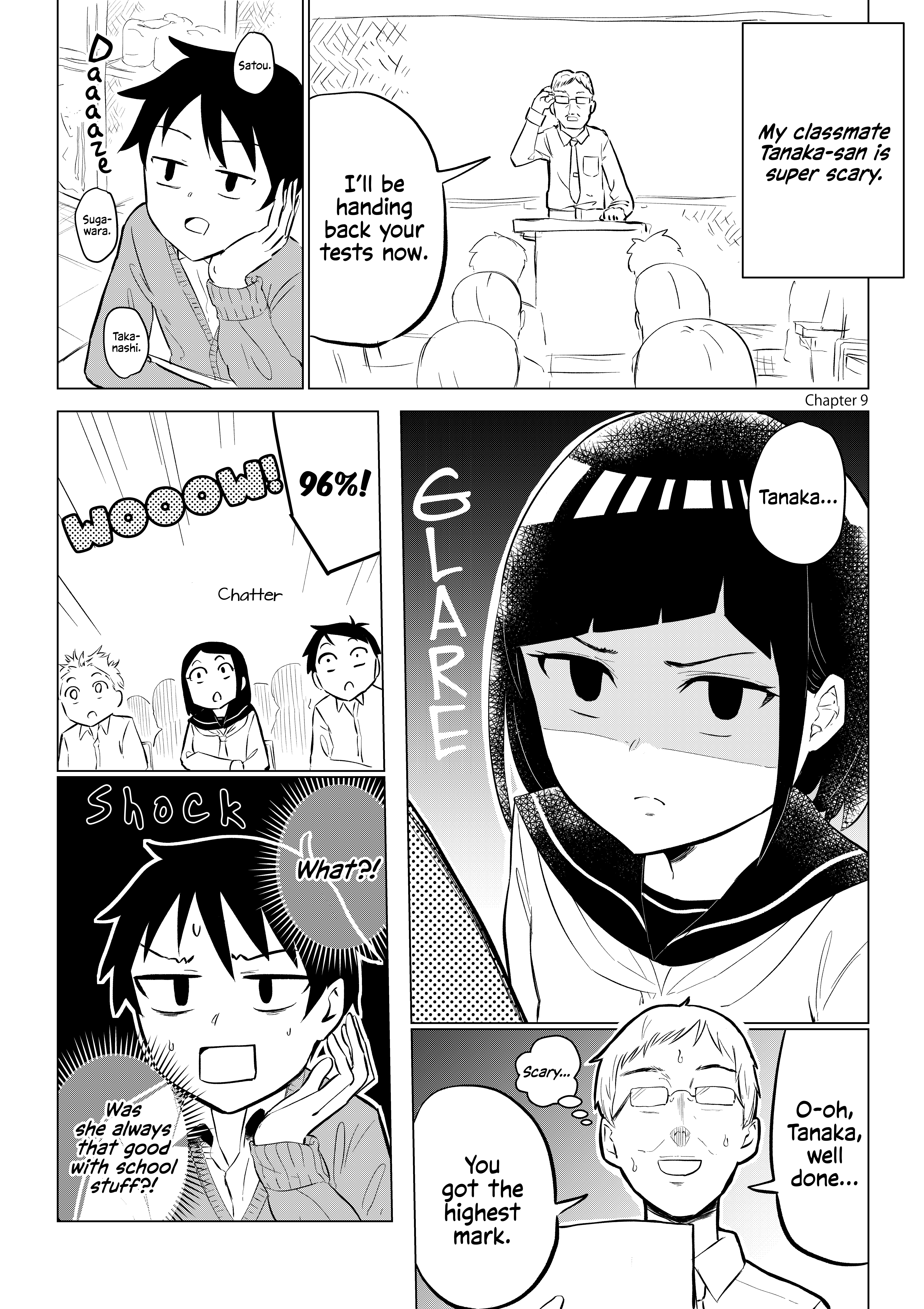 My Classmate Tanaka-San Is Super Scary - 9 page 1