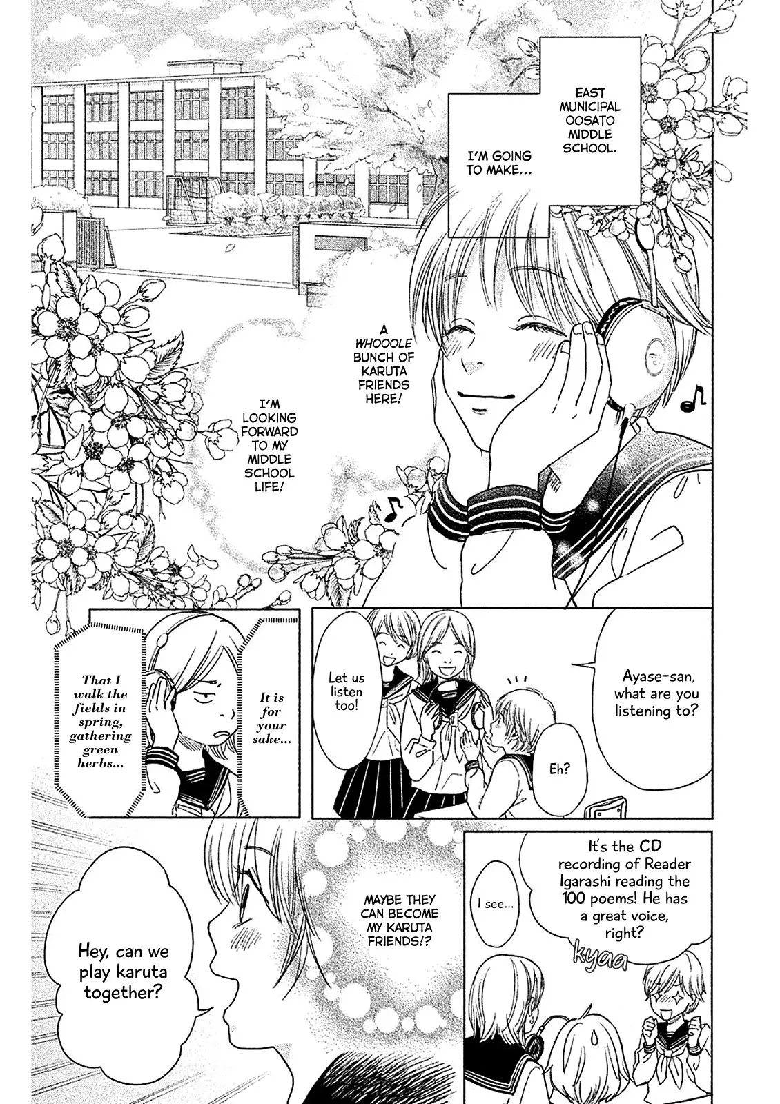 Chihayafuru: Middle School Arc - 1 page 7