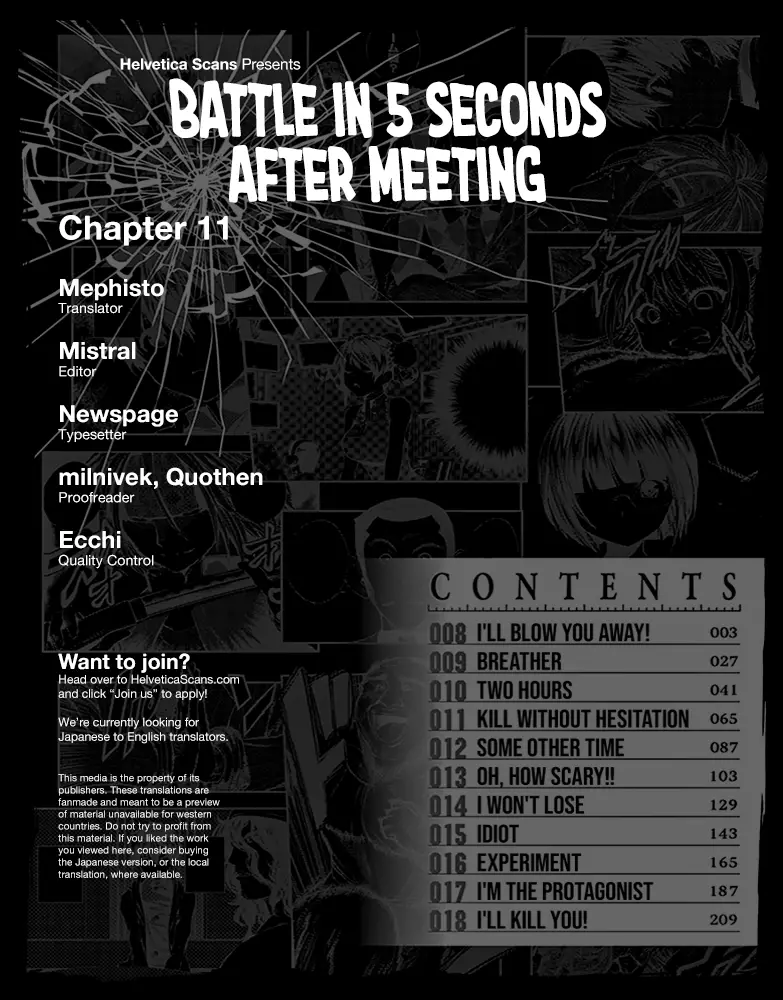 Battle In 5 Seconds After Meeting - 11 page 1