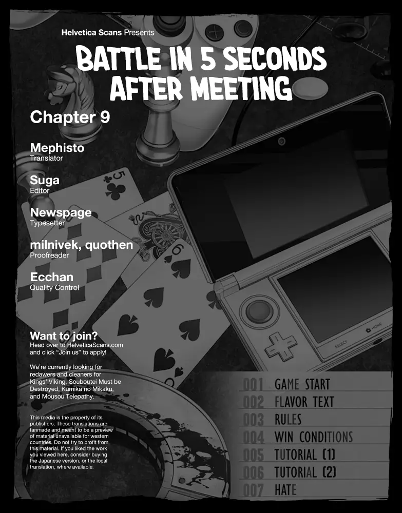 Battle In 5 Seconds After Meeting - 9 page 1