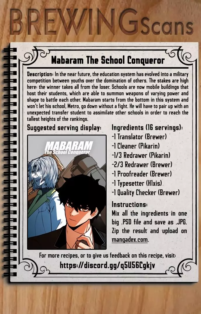 Mabaram The School Conqueror - 16 page 1-1d42cbf6