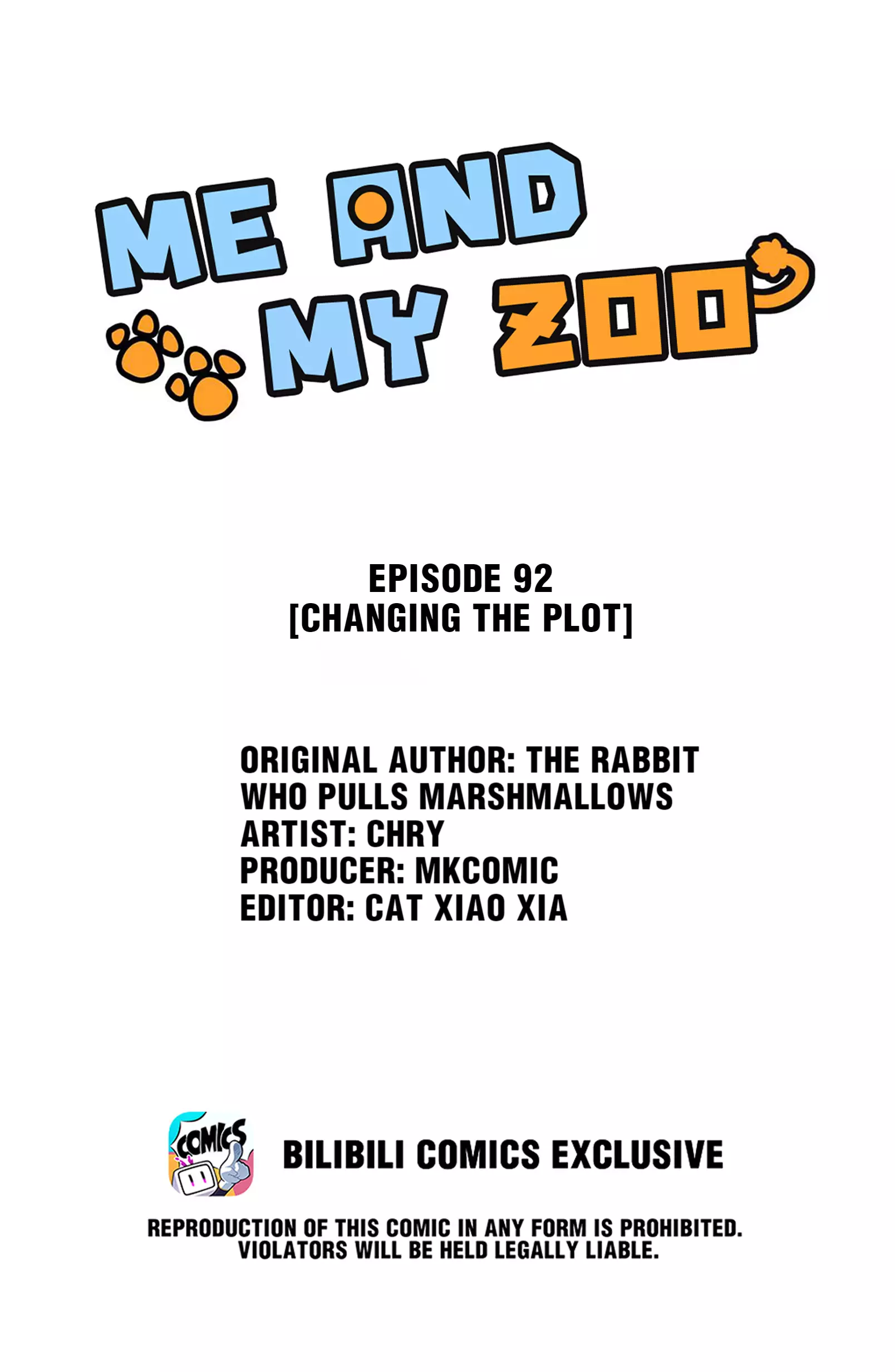 Me And My Zoo - 92 page 1