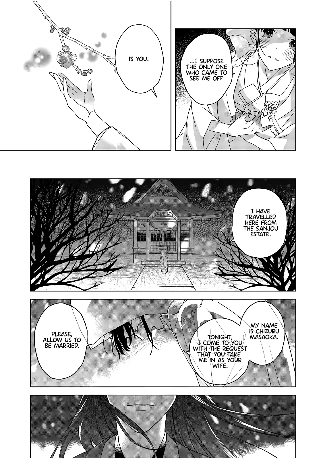 Shinigami No Hatsukoi ~Botsuraku Kazoku No Reijou Wa Ai Wo Shiranai Shinigami Ni Totsugu~ - 1 page 4