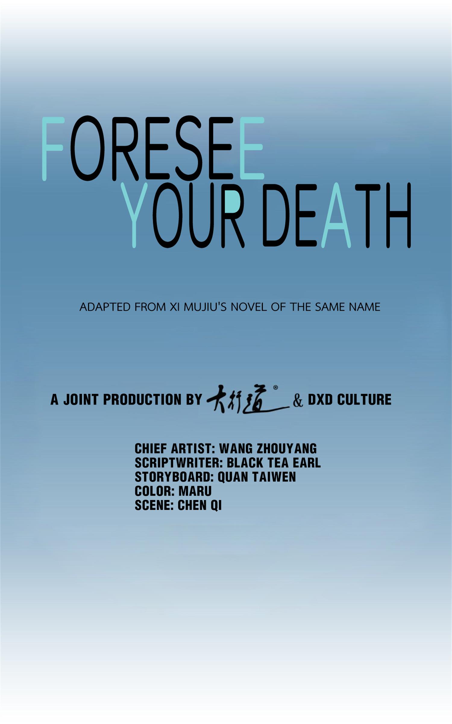 Foresee Your Death - 100 page 1-e9b7e472