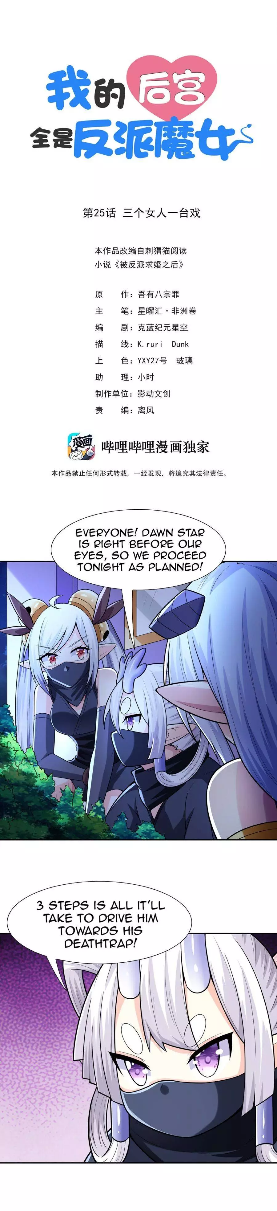 My Harem Is Entirely Female Demon Villains - 25 page 1