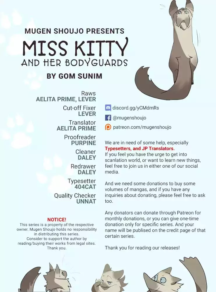 Miss Kitty And Her Bodyguards - 59 page 1-fad6b240