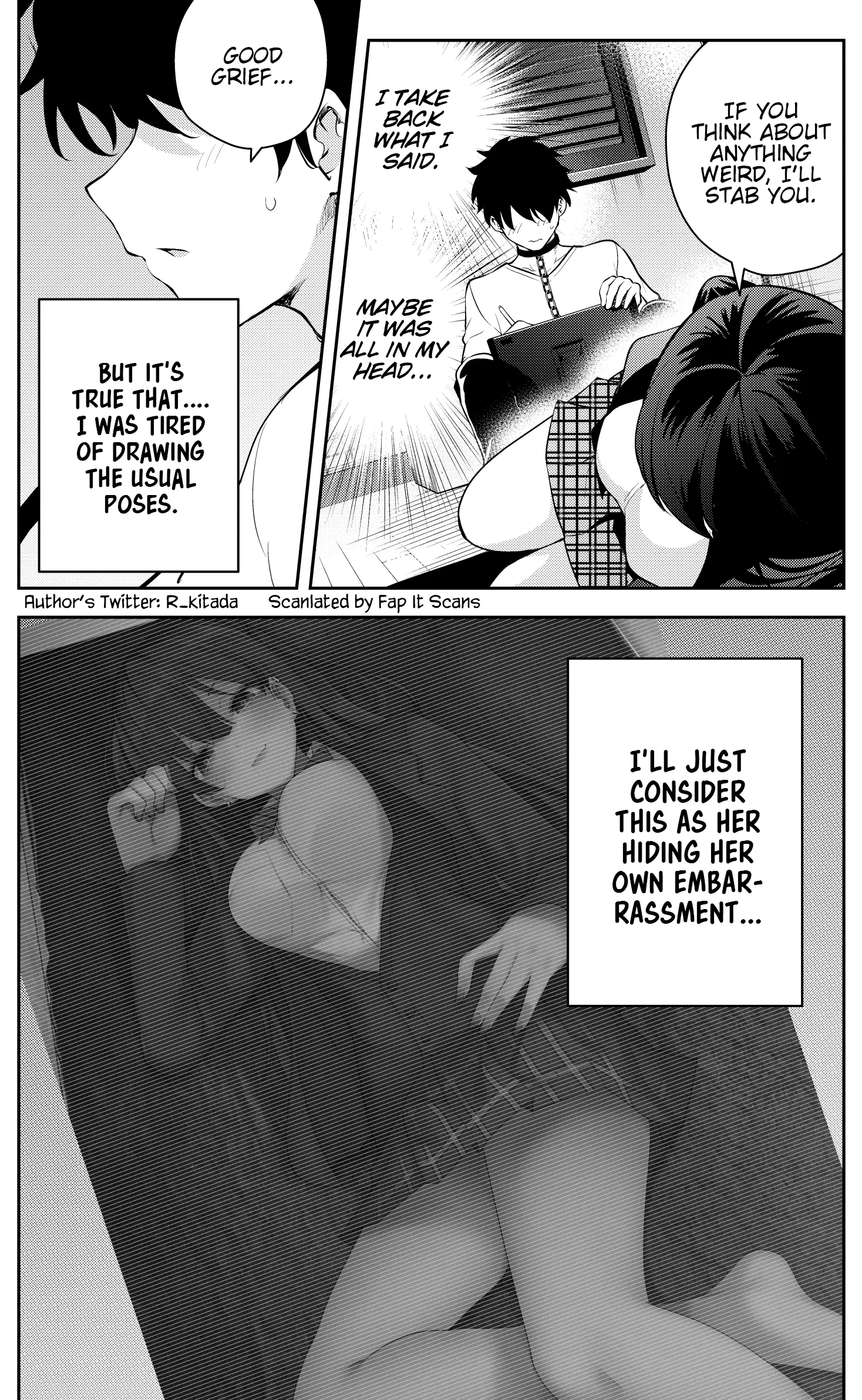 The Story Of A Manga Artist Confined By A Strange High School Girl - 20 page 4-c0620132