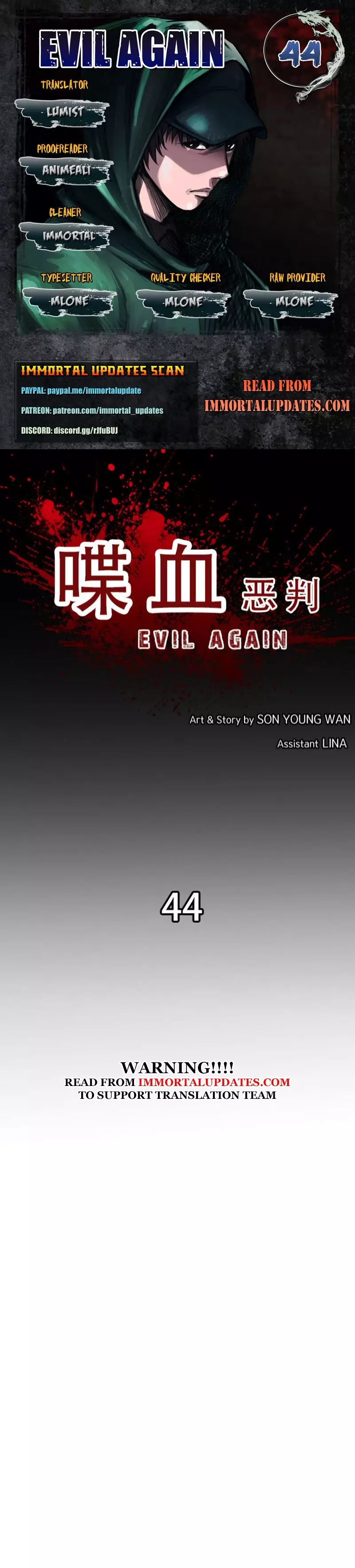Evil Again - 44 page 1