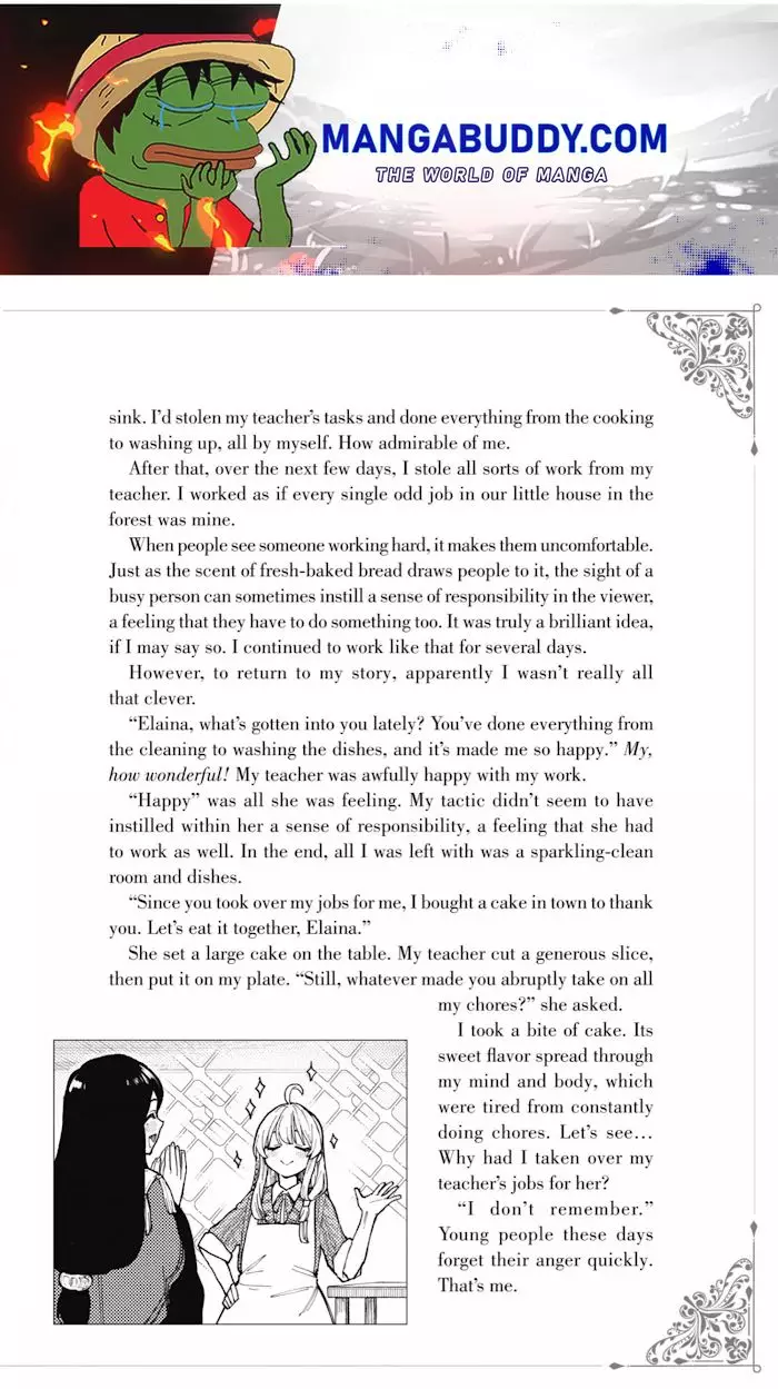 Majo No Tabitabi: The Journey Of Elaina - 11.5 page 1-74e491dc