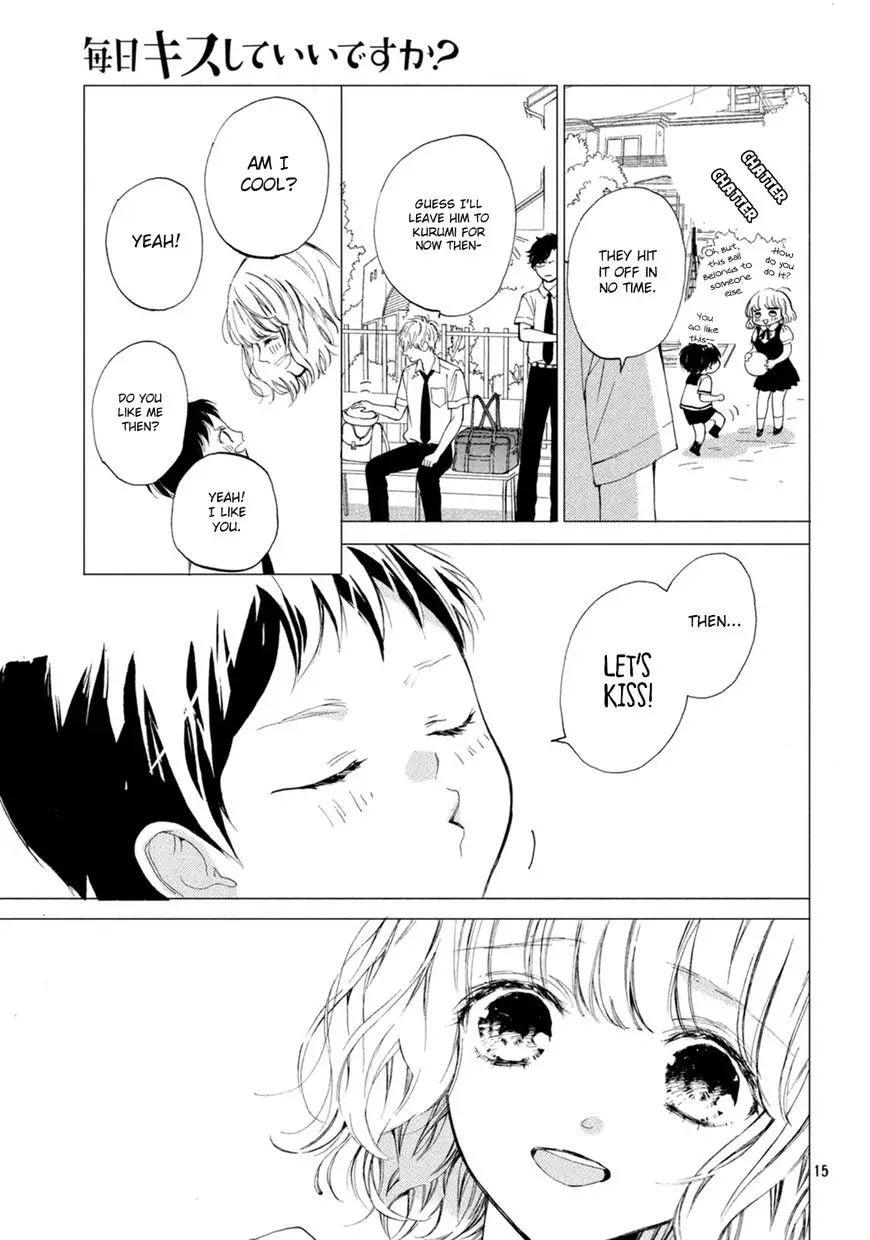 Mainichi Kiss Shite Ii Desu Ka? - 7 page 15-e2dc8f97