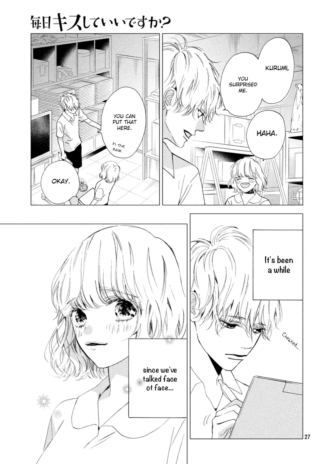 Mainichi Kiss Shite Ii Desu Ka? - 8 page 28-ac5ecf1b