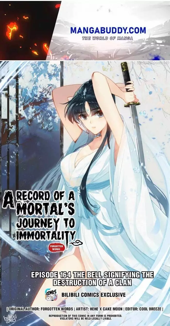 A Record Of A Mortal's Journey To Immortality—Immortal World Arc - 164 page 1-0408e172