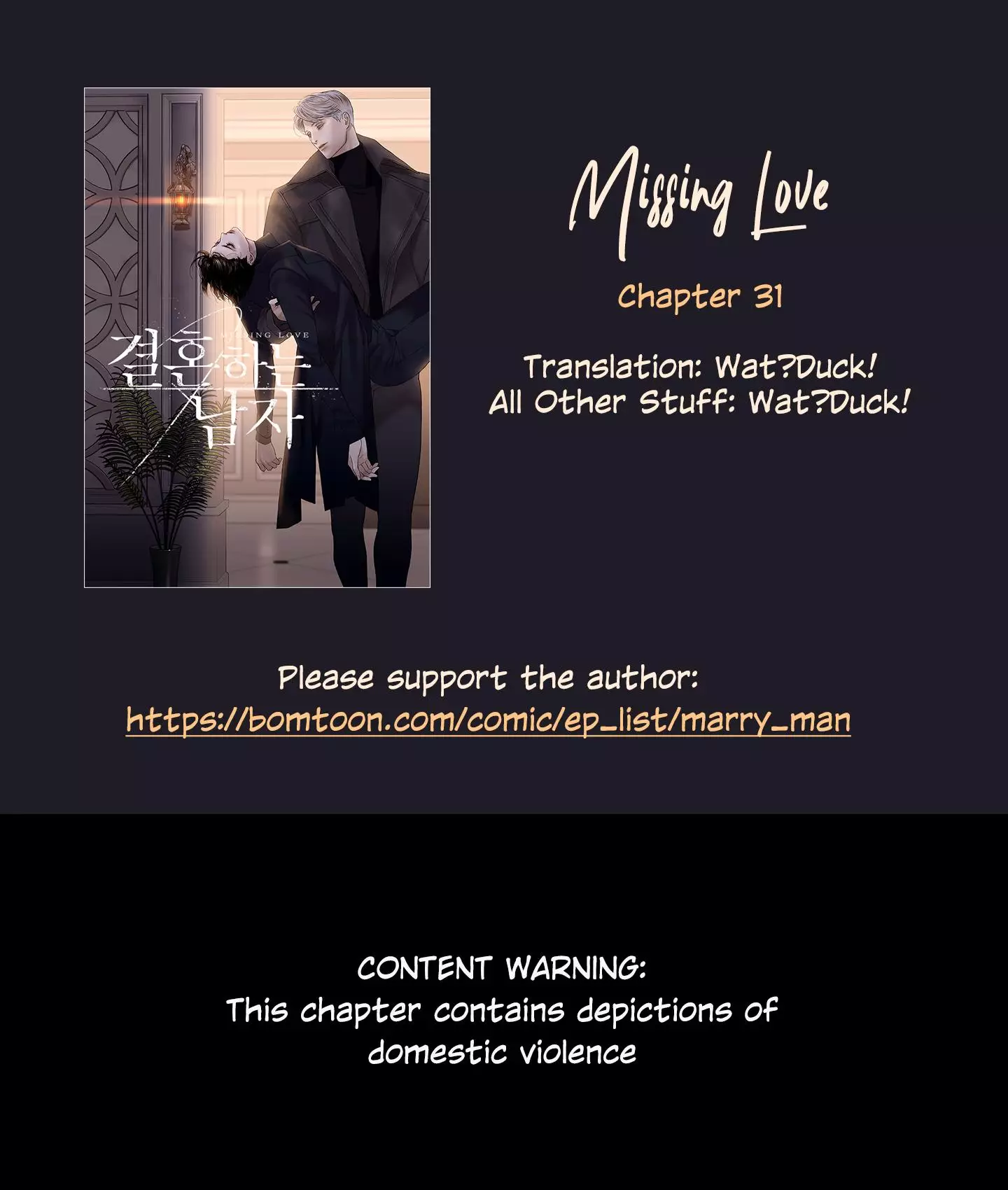 Missing Love: A Married Man - 31 page 1-7f5a34d4
