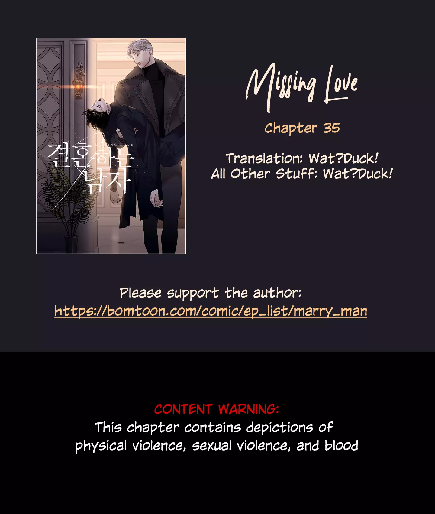 Missing Love: A Married Man - 35 page 1-e9a1e088