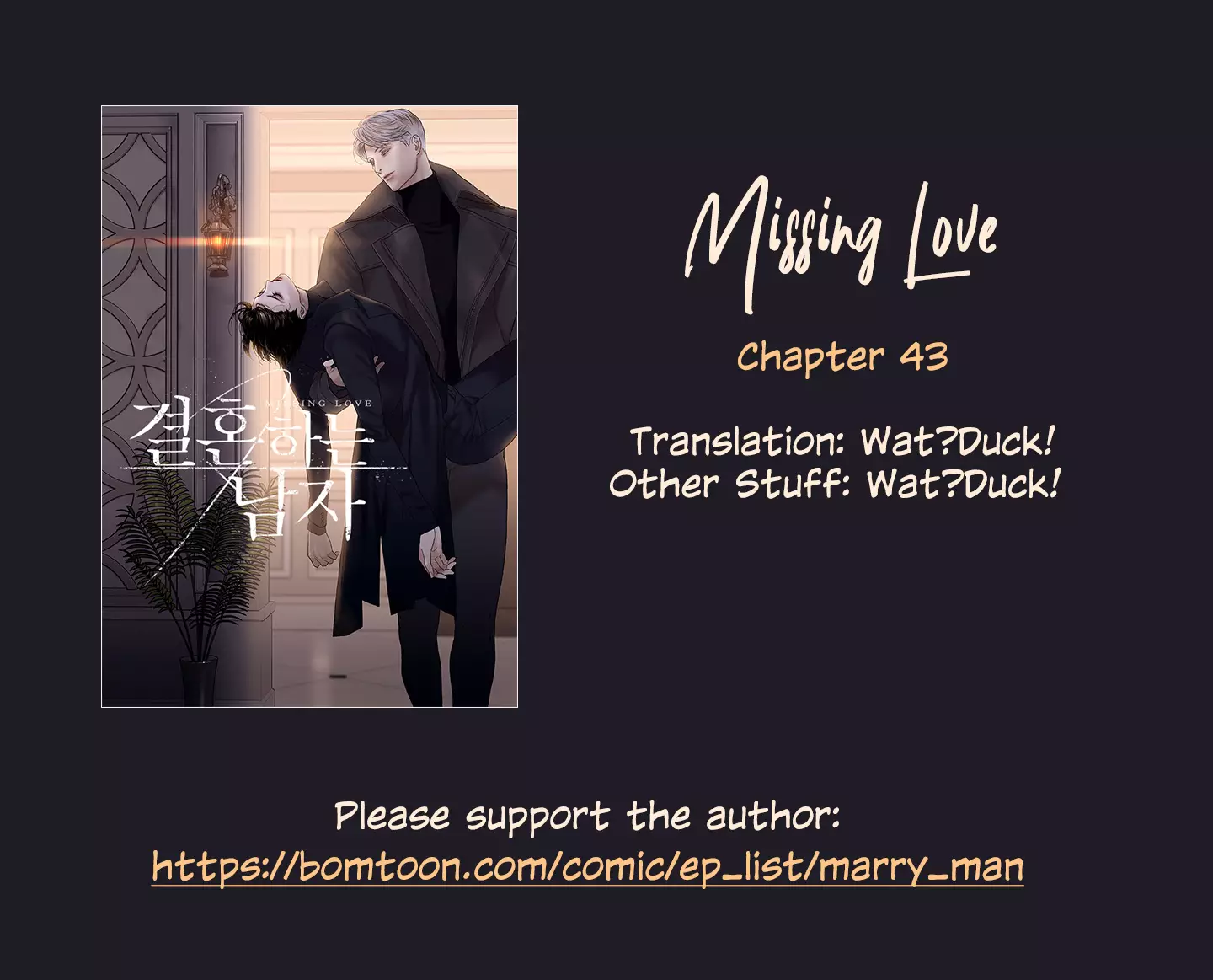 Missing Love: A Married Man - 43 page 1-77f9c031