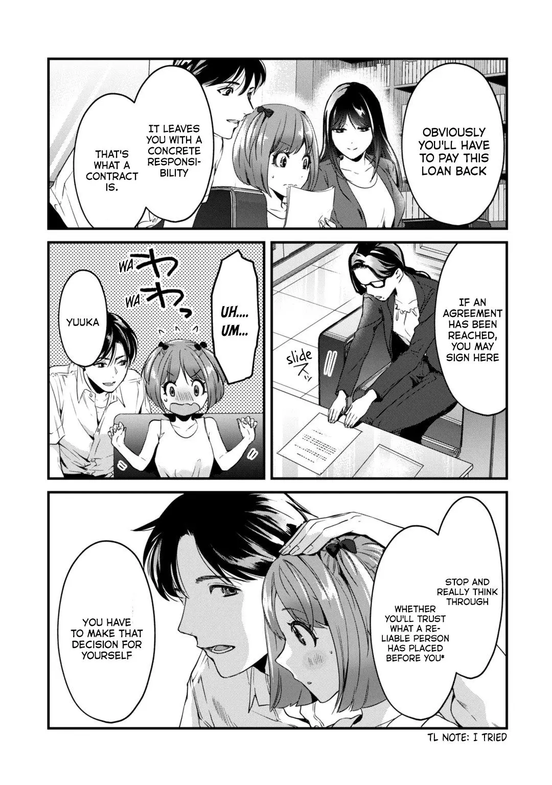 It’S Fun Having A 300,000 Yen A Month Job Welcoming Home An Onee-San Who Doesn’T Find Meaning In A Job That Pays Her 500,000 Yen A Month - 19 page 8-fb95d4f4