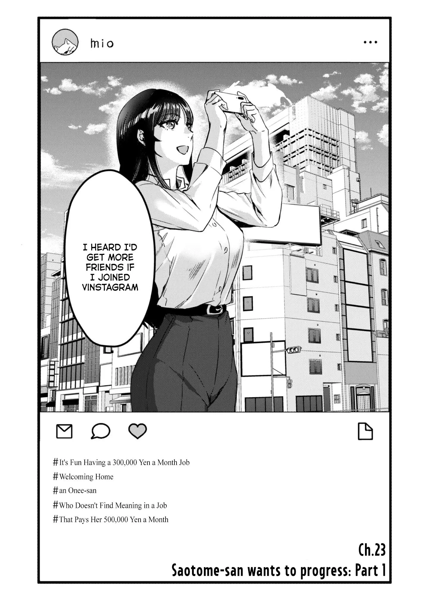 It’S Fun Having A 300,000 Yen A Month Job Welcoming Home An Onee-San Who Doesn’T Find Meaning In A Job That Pays Her 500,000 Yen A Month - 23 page 2-4e046d1f
