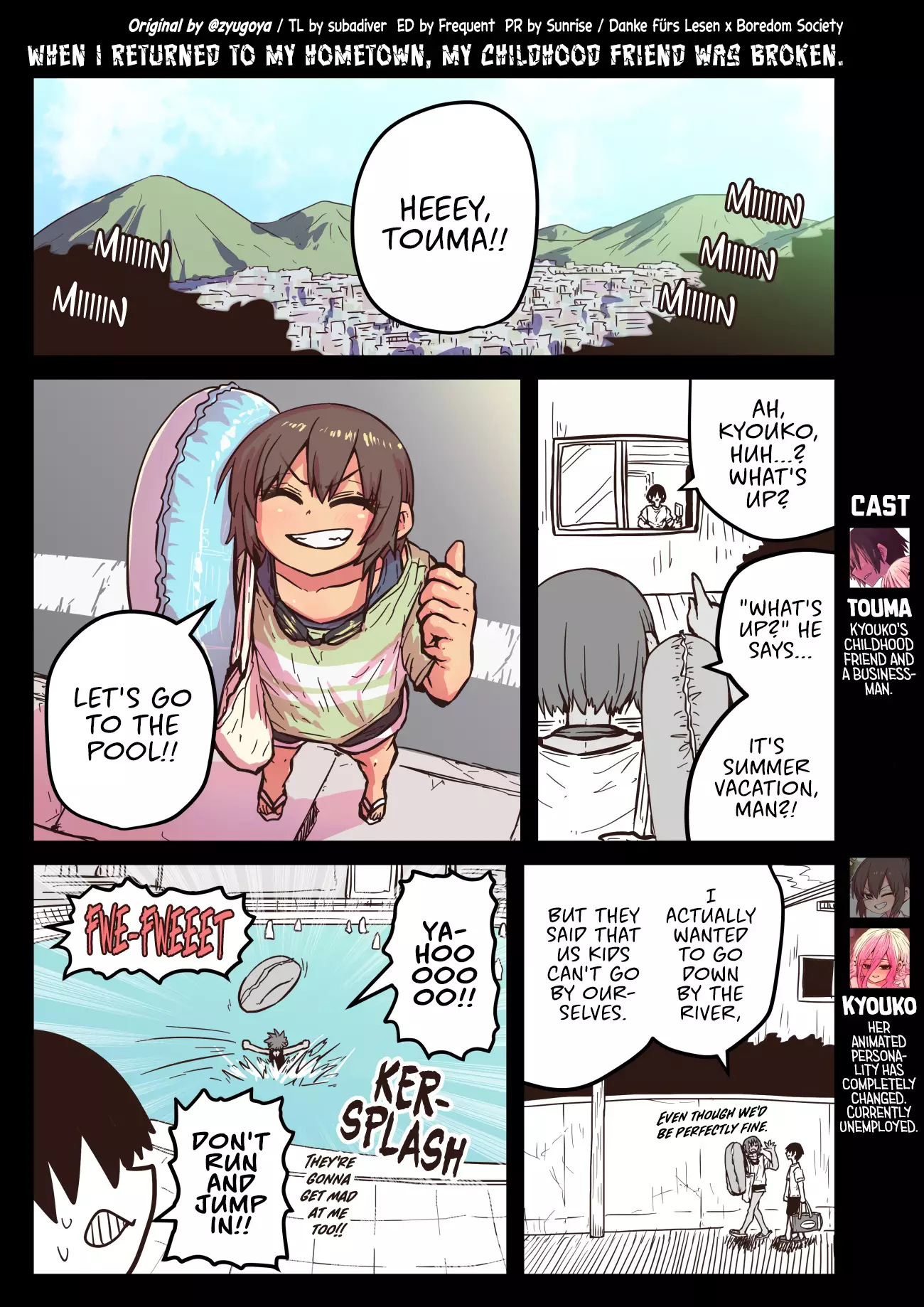 When I Returned To My Hometown, My Childhood Friend Was Broken - 16 page 1-bef94ae6