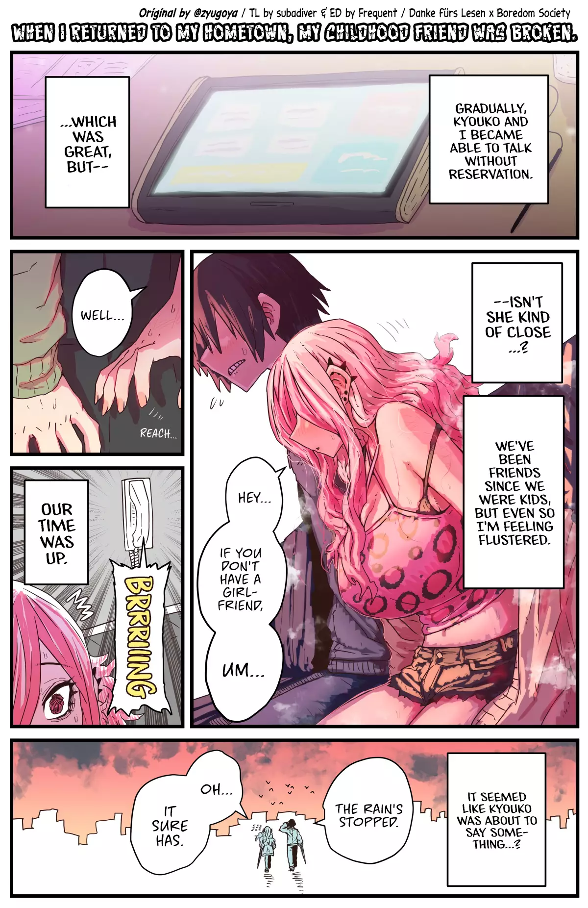 When I Returned To My Hometown, My Childhood Friend Was Broken - 8 page 1-10fb7fc1