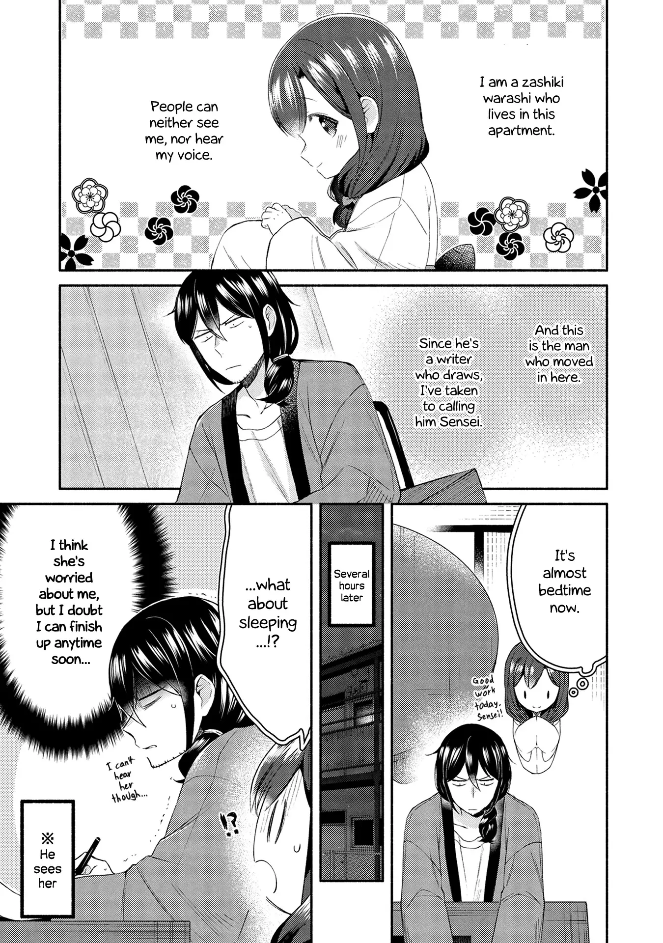 Mangaka-Sensei To Zashiki Warashi - 17 page 1-55500463