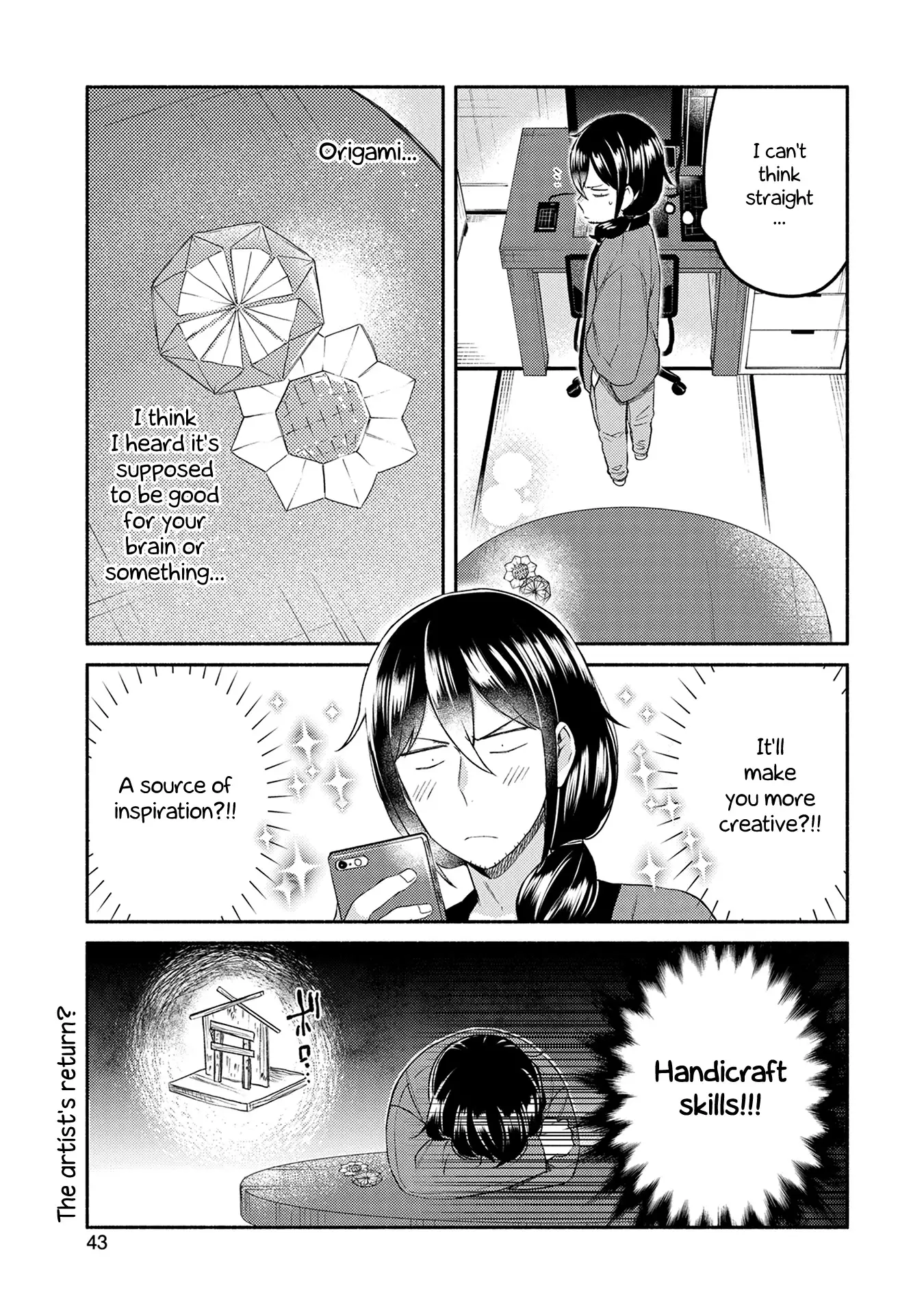 Mangaka-Sensei To Zashiki Warashi - 18 page 5-f07c39ec