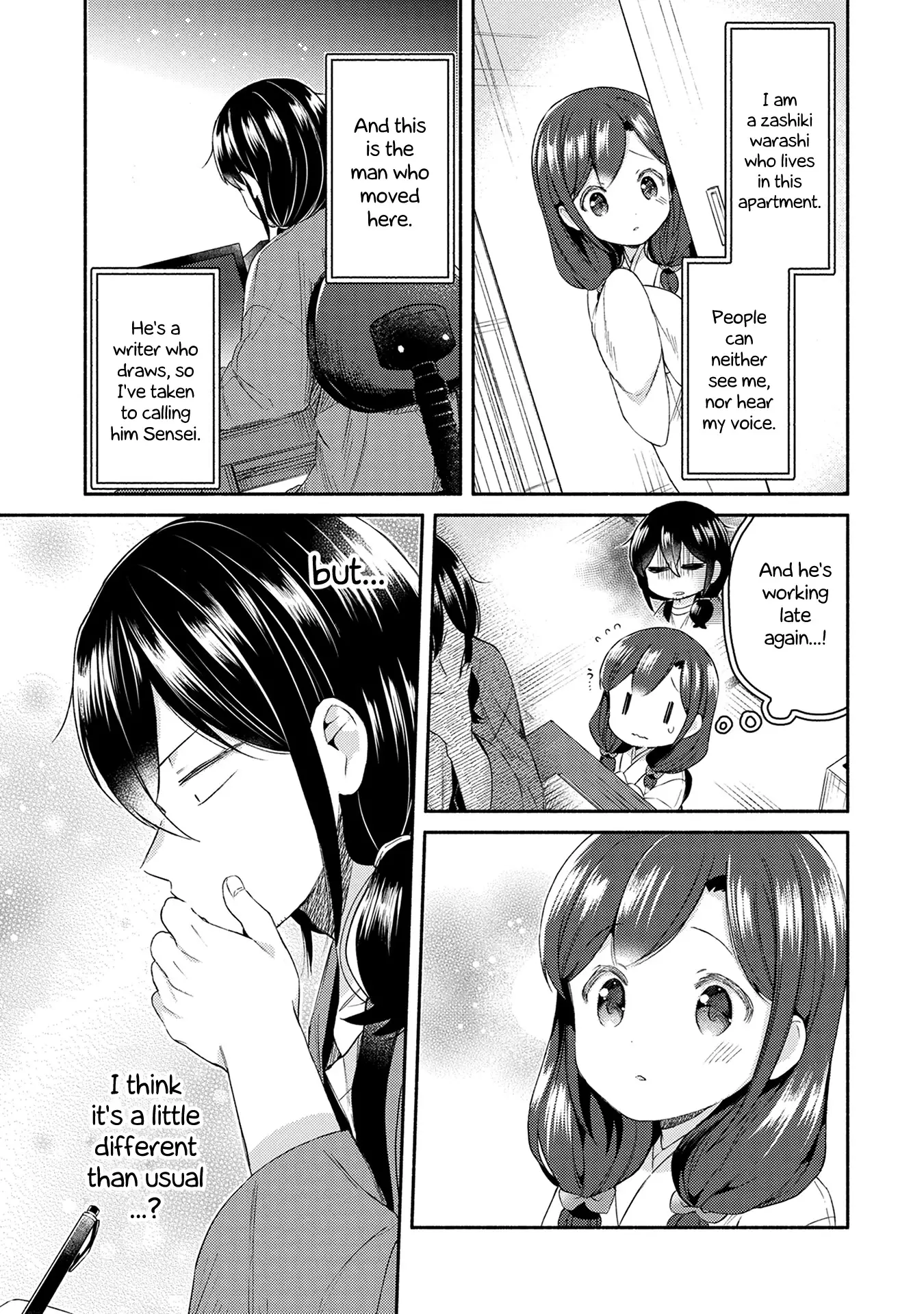 Mangaka-Sensei To Zashiki Warashi - 22 page 1-f352daf4