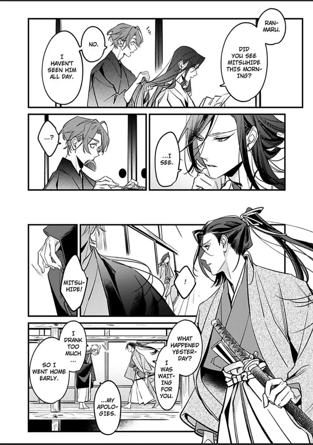The Time A Gangster Was Reincarnated As Ranmaru Mori - 12 page 6-38fa63dd