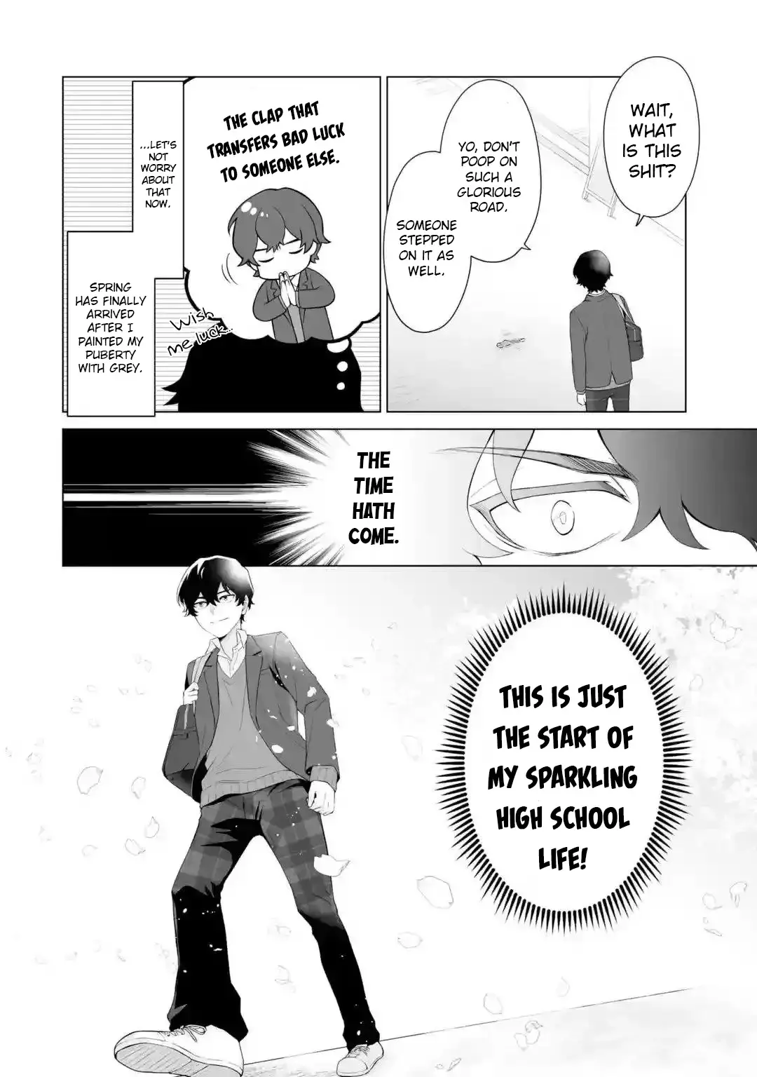 Please Leave Me Alone (For Some Reason, She Wants To Change A Lone Wolf's Helpless High School Life.) - 1 page 4-1afa7416